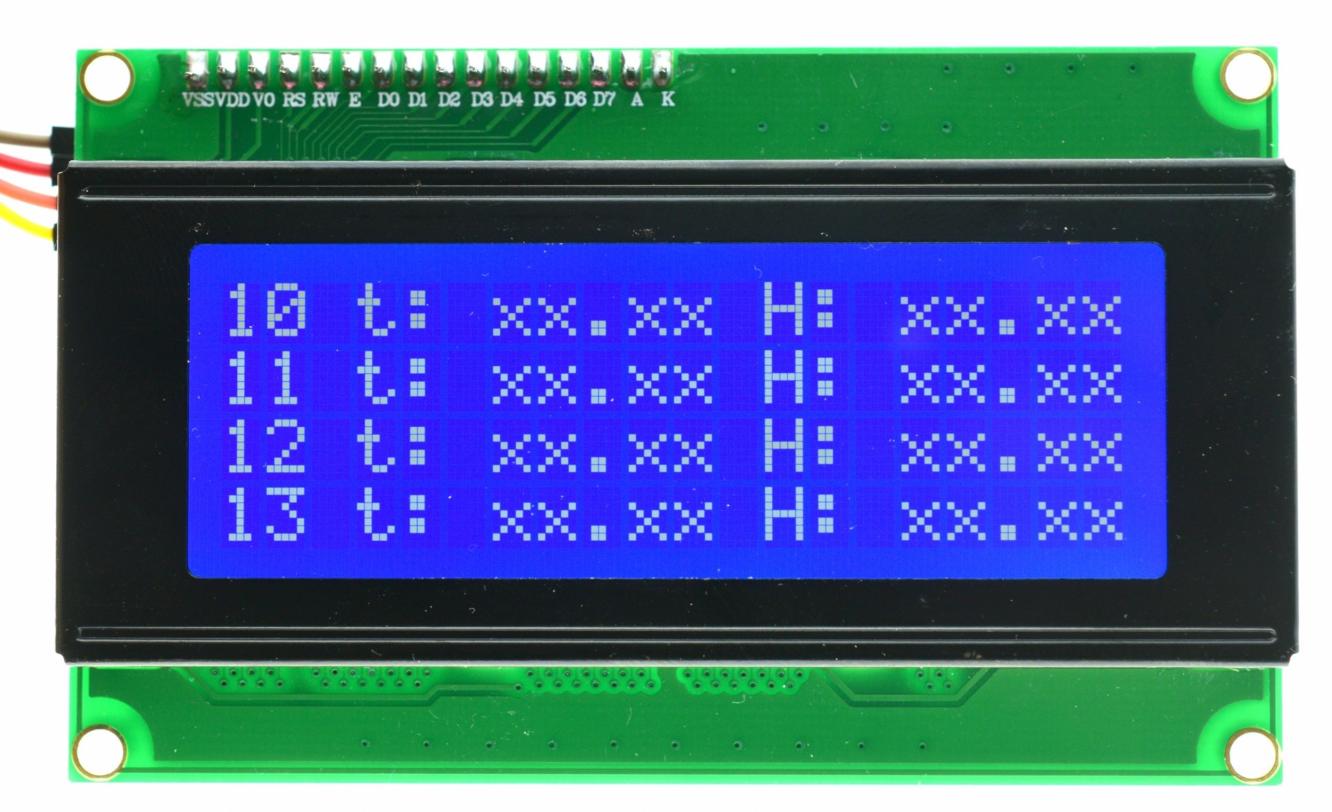 Ahorro Fuera movimiento LCD 2004A i2c PCF8574T - Arduino - WIKI